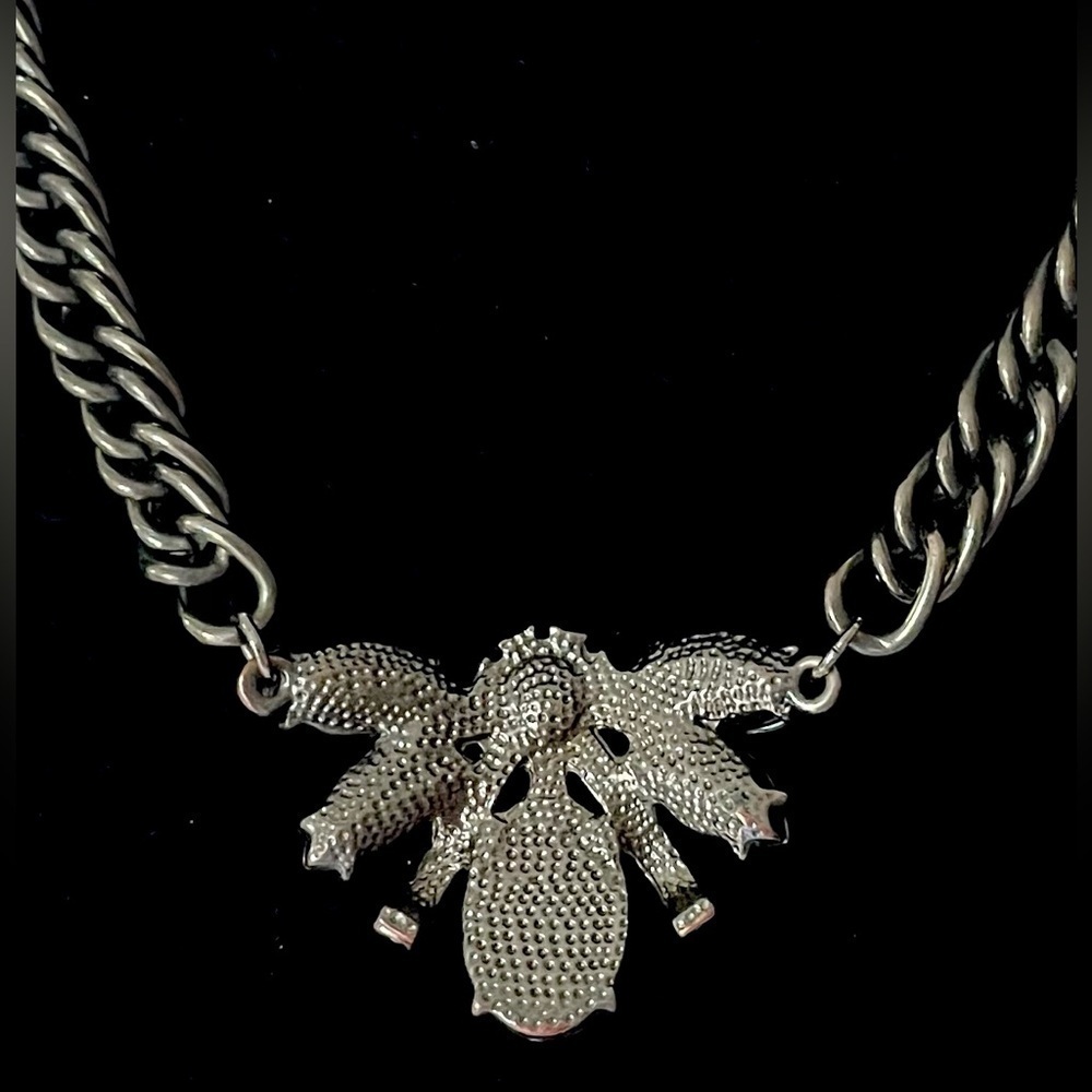 Gothic Rhinestone Necklace - Picture 3 of 3